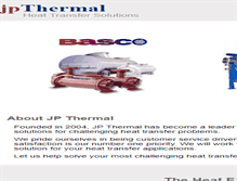 Tablet Screenshot of jpthermal.com